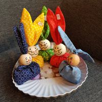 Osterhasen, Deko Osterhase, Osterhäschen, Geschenk zu Ostern, Mitbringsel zu Ostern